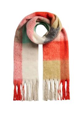 Cachecol Pieces Jory laranja para mulher.