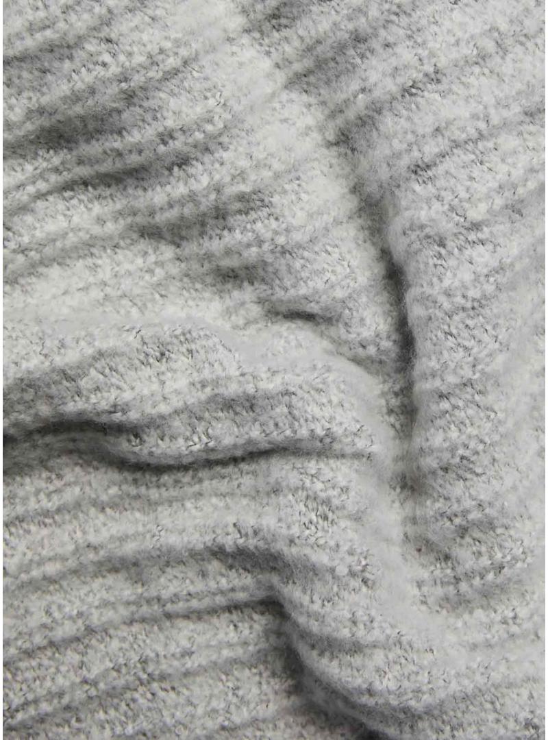 Cachecol Pieces Pyron cinza para mulher.