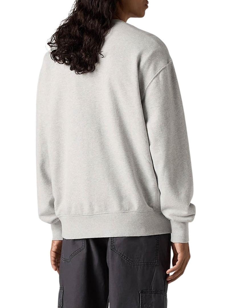 Moletom Levi's Premium grafite cinza para homem.