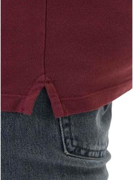 Polo Levis Housemark granate para homem