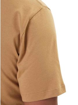 Camisa Pepe Jeans Eggo caramelo para homens.