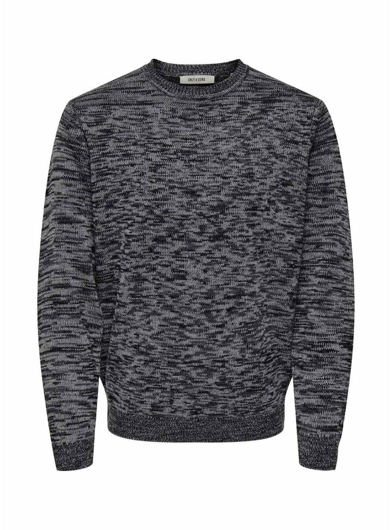 Camisola Only and Sons Trak cinza para homem.