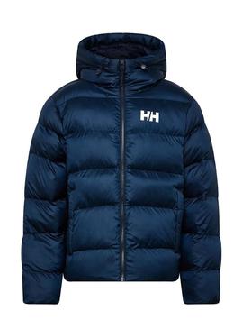 Casaco acolchoado Helly Hansen azul marinho para homem.