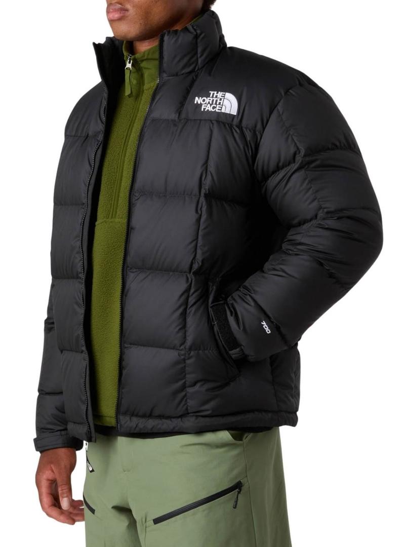 Casaco acolchoado The North Face Lhotse preto para homem.