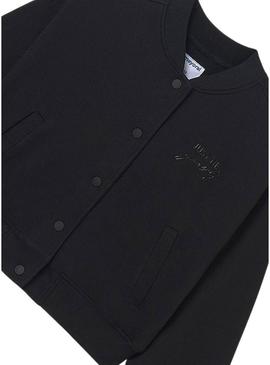 Bomber preta para menina.