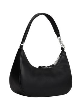 Bolsa Tommy Jeans Bold Script preta para mulher