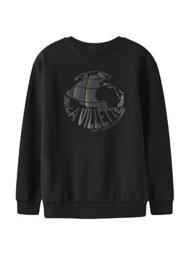 Moletom Name It Randall preto para criança