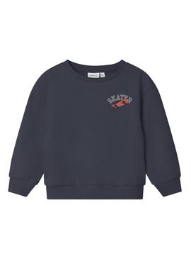 Moletom Name It Natasya azul para menina.