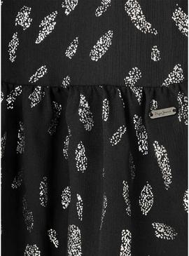 Vestido Pepe Jeans Zizy preto para menina