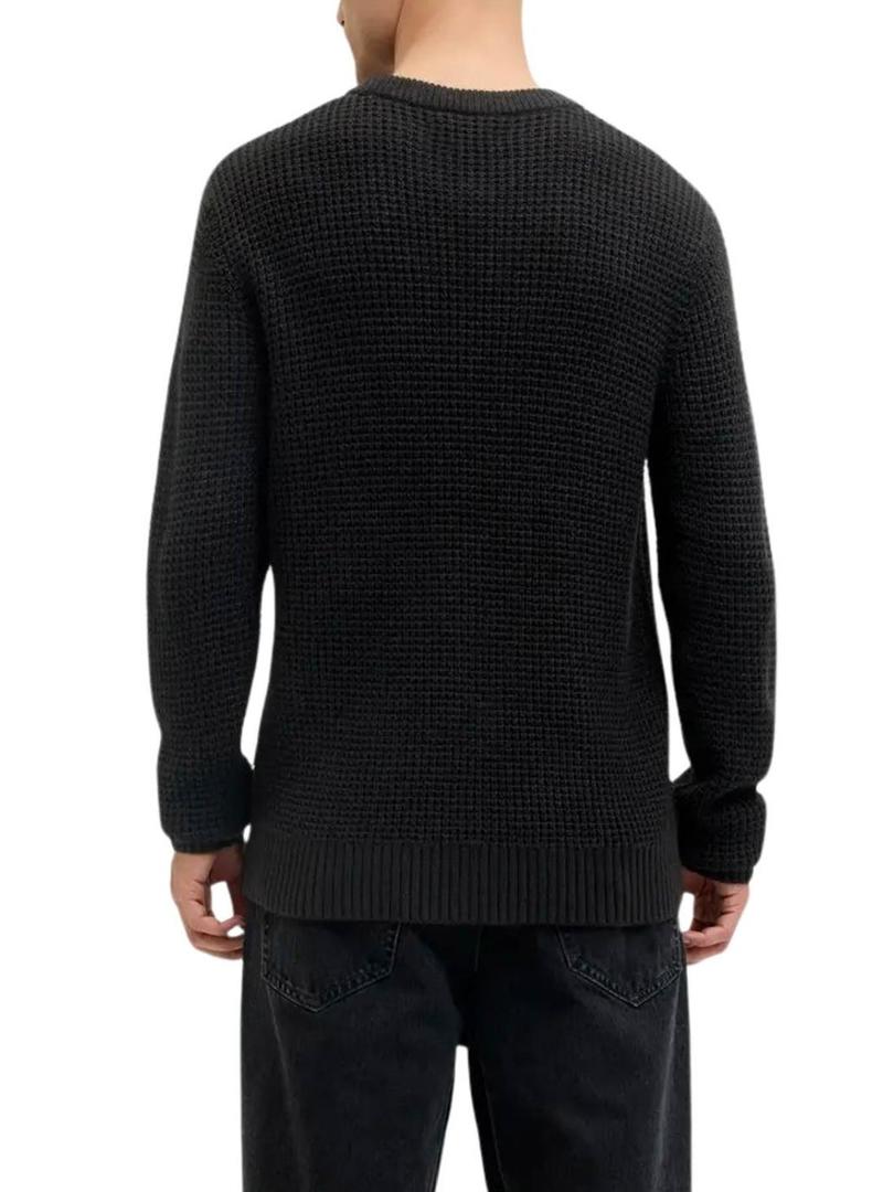 Camiseta Jack and Jones Global preta para homem