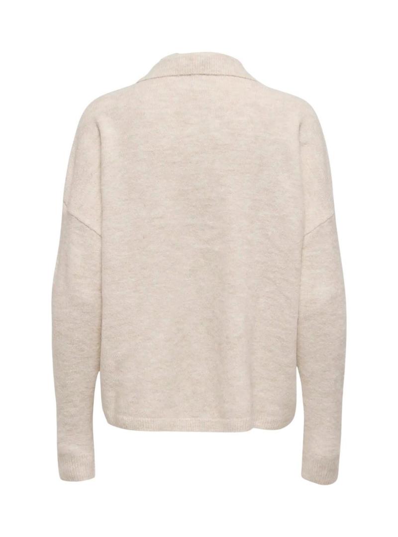 Camisa de malha Only Talio bege para mulher