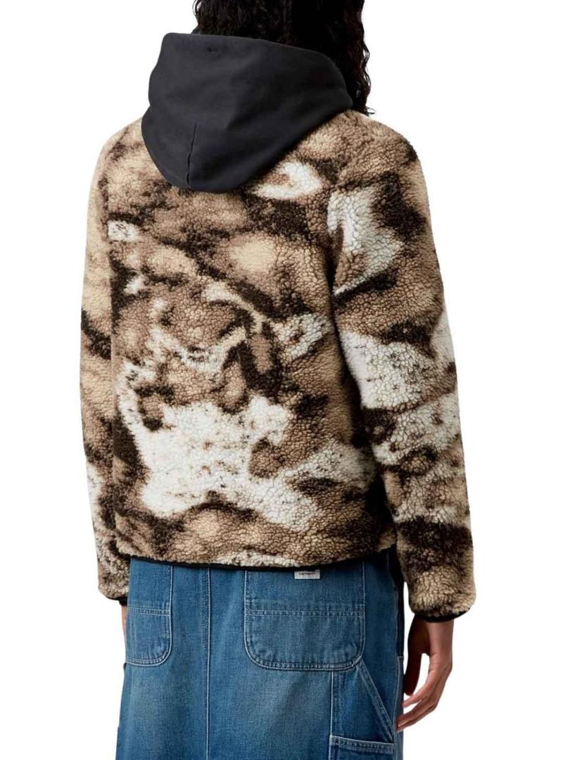 Jaqueta Carhartt Janet Liner estampada para mulher.