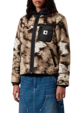 Jaqueta Carhartt Janet Liner estampada para mulher.
