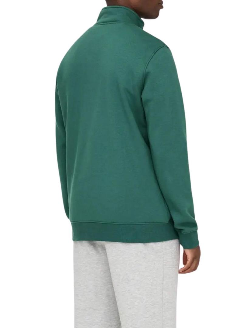 Moletom Only and Sons Ceres com fecho de correr verde para homem