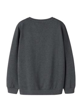 Moletom Name It Vimo cinza para menino.