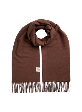 Cachecol Pieces Rasmin Patch longo marrom para mulher.