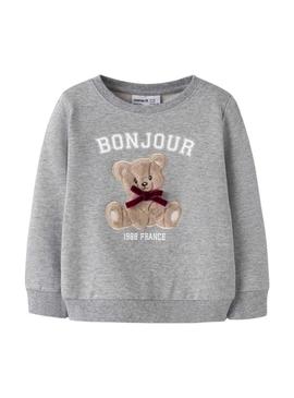 Moletom Name It Frear cinza para menina