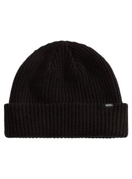 Touca Vans Basic Cuff preta para meninos e meninas.