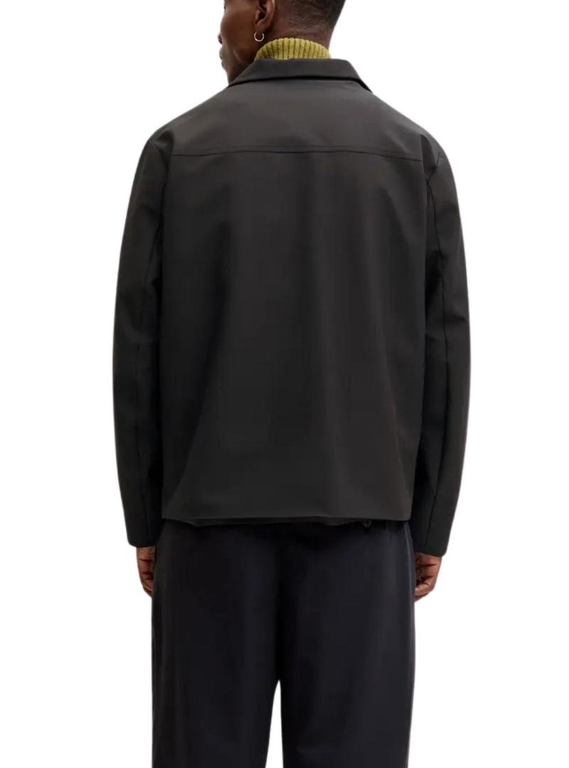 Casaco Jack and Jones Blaaspen preto para homem.