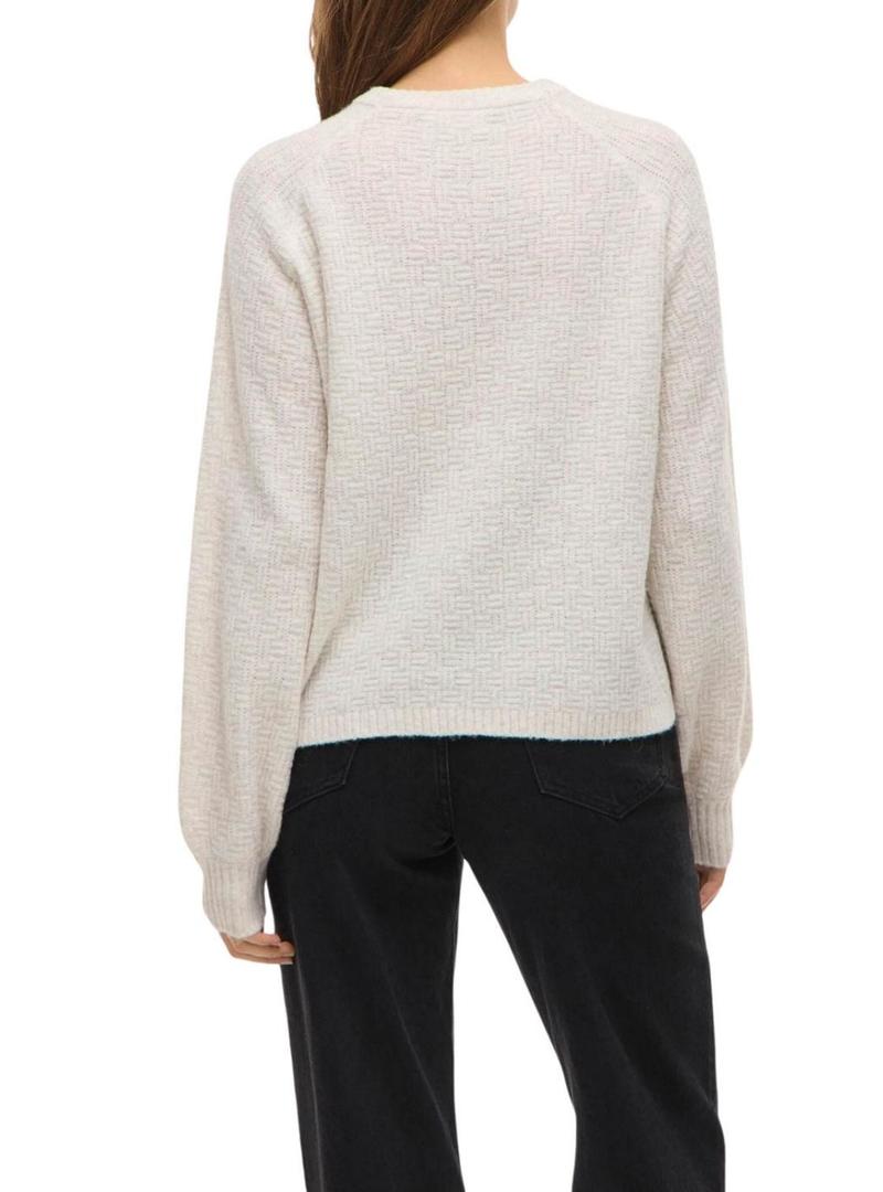 Camisola Vila Vivilas bege para mulher