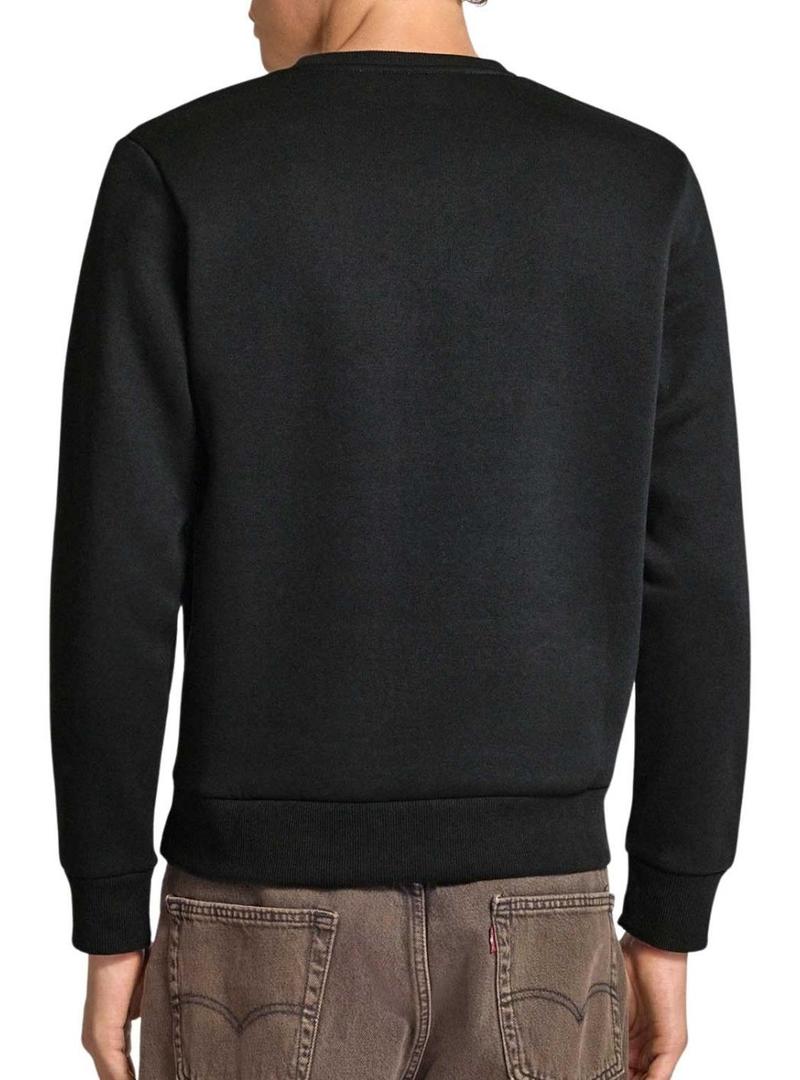 Moletom Jack and Jones Pam preto para homem.