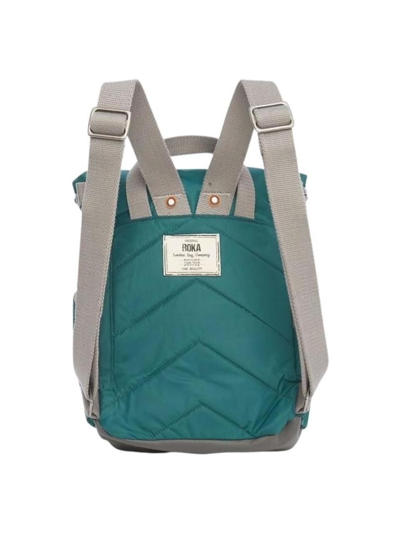 Mochila Roka Canfield pequena azul turquesa para mujer e homem.