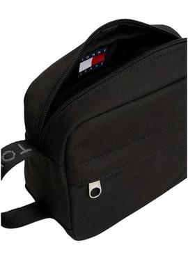 Necessaire Tommy Jeans Essential Daily Washbag preta para homem.