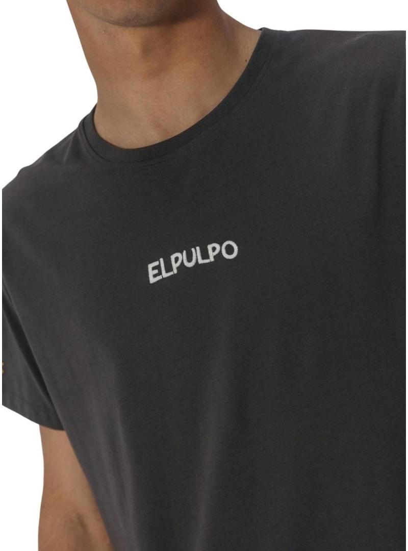 Camiseta El Pulpo Aventura cinza para homem