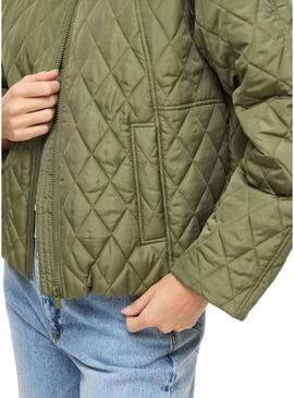 Jaqueta acolchoada Vitate verde para mulher