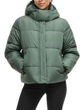 Casaco acolchoado Vila Milja verde para mulher