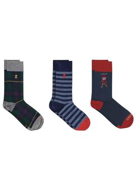 Pacote de meias El Pulpo Ski Club para homem