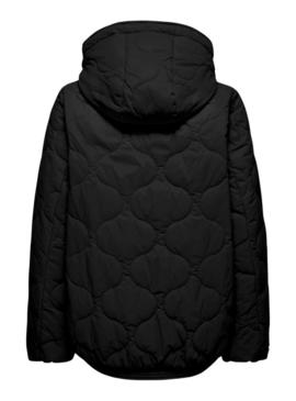 Jaqueta Only Miki preta para mulher.