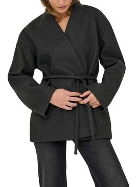 Kimono Only Fox cinza para mulher.