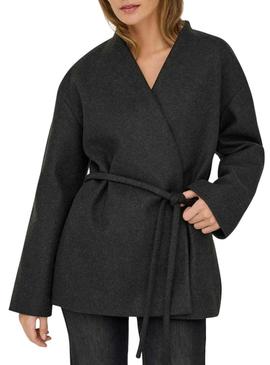 Kimono Only Fox cinza para mulher.