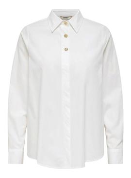 Camisa Only Sable branco para mulher