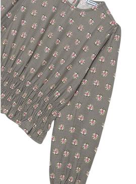 Blusa Mayoral cinza para menina