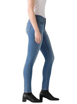 Calça jeans Levis 311 Shaping índigo para mulher