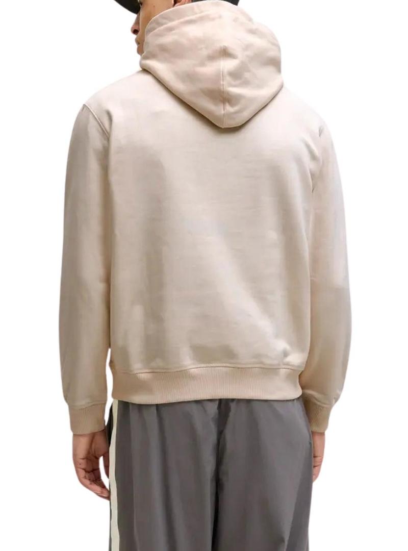 Moletom Jack and Jones Norrebo bege para homem.