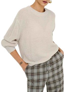 Camiseta Milouz bege Jersey Only para mulheres