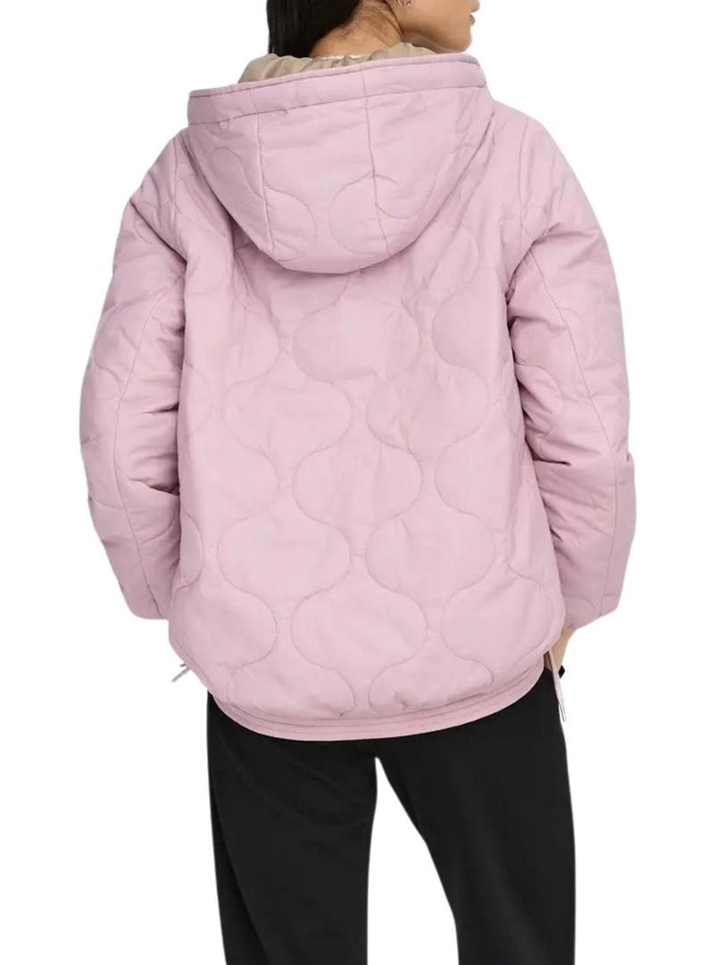 Jaqueta Only Miki rosa para mulher.