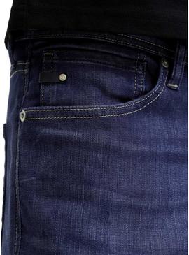 Calça jeans Jack and Jones Clark denim médio para homem.