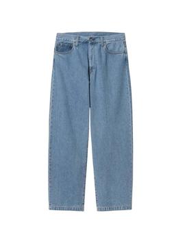 Calça jeans Carhartt Landon denim claro para homem.