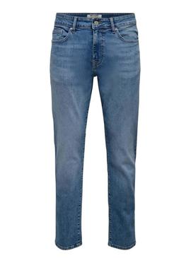 Calça jeans Only and Sons Weft para homem.