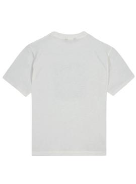 Camiseta Mayoral On The Road branca para menino.