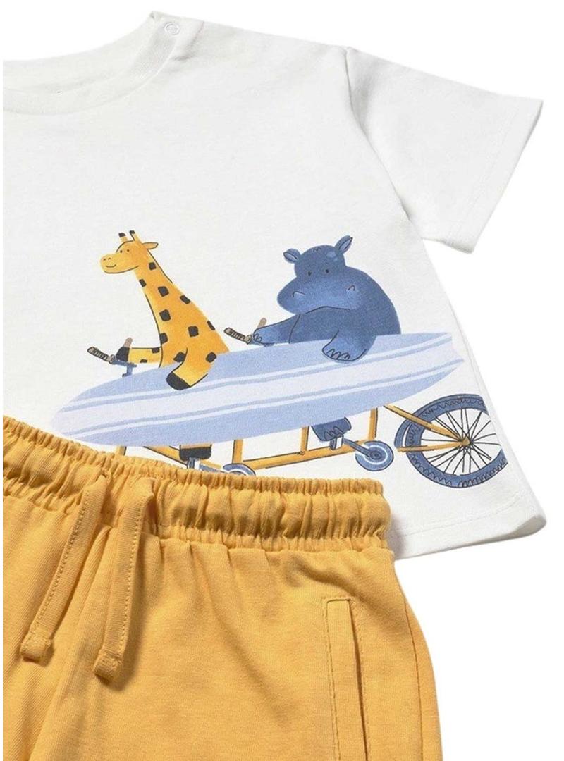 Conjunto de amigos de Mayoral de duas peças para bebê