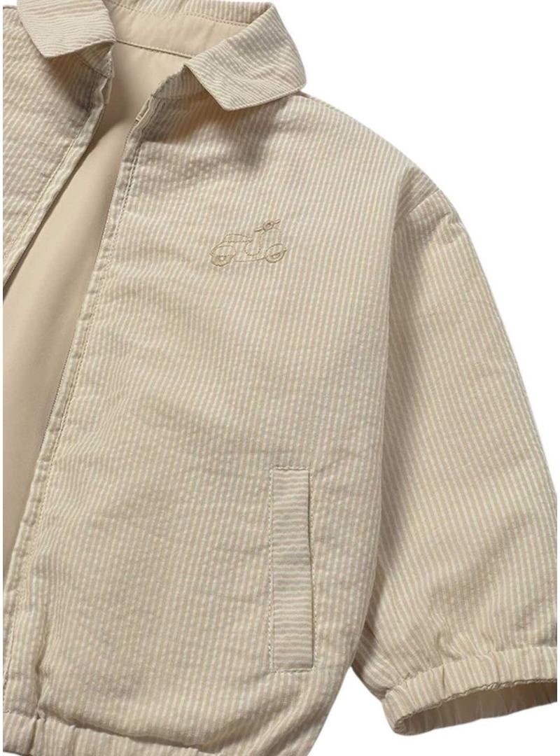 Casaco Mayoral reversível bege para bebê