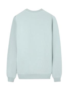 Moletom Silbon raquete azul para homem.