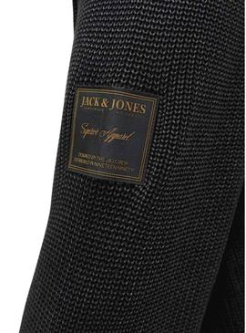 Jersey preta Jack and Jones Detroit para homem.