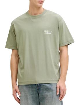 Camisa Jack and Jones Norrebro verde para homens