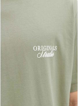 Camisa Jack and Jones Norrebro verde para homens